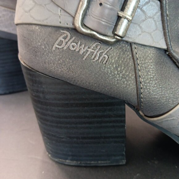 Sz 8 Blowfish Malibu Ankle Womens Heel Boots Read - Picture 12 of 14